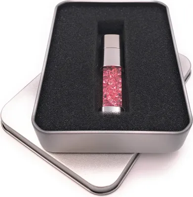 Immagine prodotto di Onwomania Salinaio GadgetMarino Rosa Argento Chiavetta USB in confezione regalo in alluminio 64 GB USB 2.0