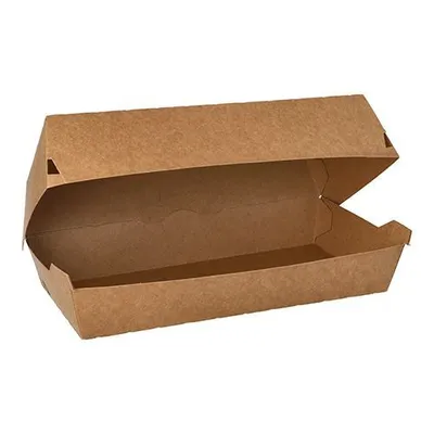 Produktbild von Papstar Baguetteboxen, Pappe "pure" groß 10,7 x 22 cm "100% Fair"  7 x 25 Stück