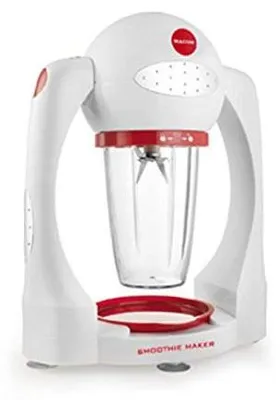 Image de Macom 852 blender Mélangeur de table Rouge, Blanc 300 W