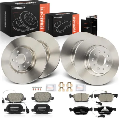 Immagine prodotto di Frankberg 4x dischi freno 8x pastiglie freno asse anteriore asse posteriore per Alfa Romeo 147 937 156 932 GT 937