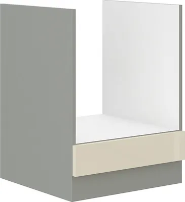 Immagine prodotto di Armadietto per fornelli ULLERIKE - larghezza 60 cm, crema / grigio