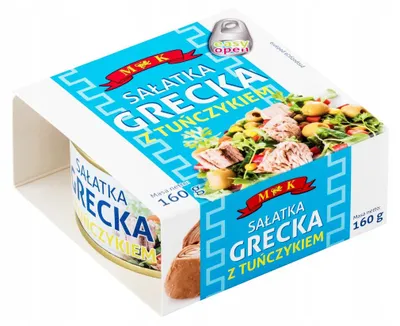 Zdjęcie produktu dla Sałatka grecka z tuńczykiem Konshurt 160g