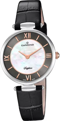 Produktbild von Candino Elegance Quarzwerk Damen Uhr C4669/2 Armbanduhr Analog schwarz D2UC4669/2