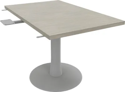 Produktbild von Quadrifoglio Verbindungsplatte Idea+ beton, silber rechteckig 70,0 x 110,0 x 74,0 cm