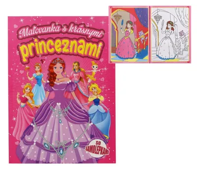 Produktbild von Maľovanky s krásnymi princeznami so samolepkami SK verzia 21x29cm
