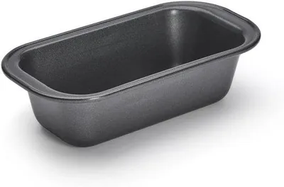 Produktbild von Famanu Kuchenform mit Antihaftbeschichtung - 15 x 7,5 x 4,8 cm, schwarz