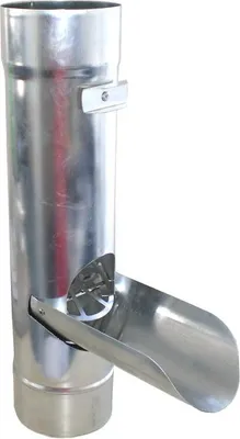 Immagine prodotto di Sportello per acqua piovana con setaccio in zinco 80 mm