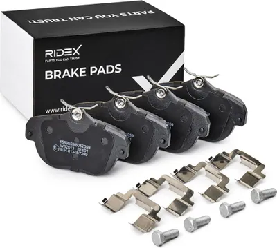 Produktbild von RIDEX 402B0947 Bremsbeläge Satz Hinten für CITROËN C5 III Kombi (RW) C6 (TD)