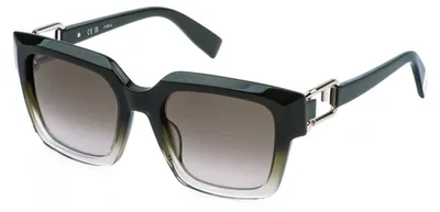 Produktbild von Furla SFU981 Verde oliva sfumato cristallo lucido 53/20/140 Damen Sonnenbrillen