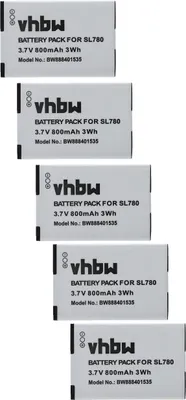 Produktbild von vhbw 5x Akku Ersatz für Siemens V30145-K1310-X445 für schnurlos Festnetz Telefon (800 mAh, 3,7 V, Li-Ion)