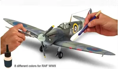Produktbild von Revell Model Color - RAF WWII (8x 18ml)