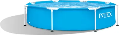 Produktbild von Intex|Heinrich Bauer Intex MetallFramePool, Wasserbedarf ca. 1820l, 244x51cm, Anschlussmöglichkeit für Filterpumpe #28602GS