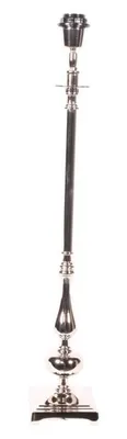 Zdjęcie produktu dla Podstawa lampy stołowej, wysokość 72,5 cm - srebrna - aluminium