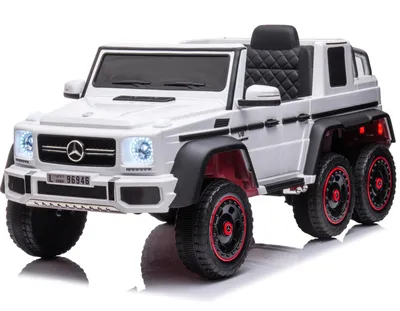 Obrázek produktu pro Mercedes G63 6x6 AMG, elektrické auto pro děti, 12V, bílá barva