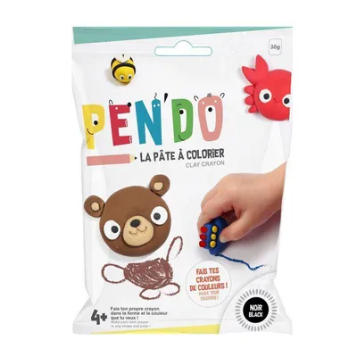 Zdjęcie produktu dla Pasta do produkcji kredek Pen'do - czarna 30 g