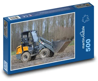 Produktbild von Puzzle 500 Bagger im Wald - martinpuzzle