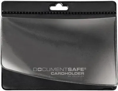 Produktbild von Veloflex Kartenhülle Document Safe 3261800 95x75mm PVC schwarz