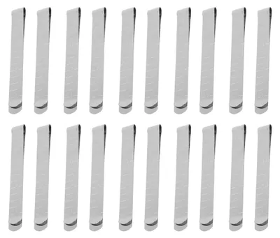 Produktbild von 30 Nähklammern mit einem Edelstahl-Lineal – Flexible und einfach zu bedienende Saumclips für Quilten und Handarbeiten zu Hause