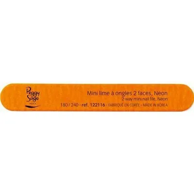 Image de Lime à ongles en papier fin 180/240 pour ongles de précision, Orange Peggy Sage