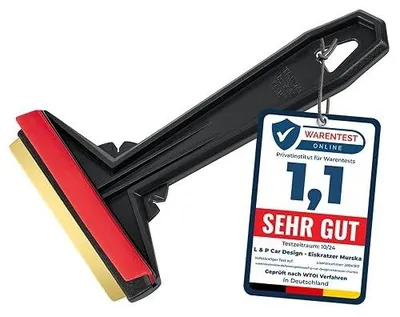 Zdjęcie produktu dla Skrobaczka do szyb samochodowych mosiężna zimowa bezpieczna 1 szt.