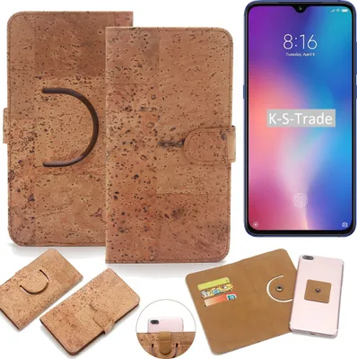 Produktbild von K-S-Trade Handy Hülle Schutz Hülle kompatibel mit Xiaomi Mi 9 SE Handyhülle Schutzhülle Korkhülle Kork-Hülle 1x