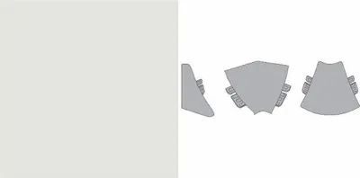 Produktbild von Innenecke 90° Plus 35 x 35 x 35 mm, snow
