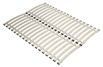 Produktbild von Bettgestell 140x200 cm, 32 Birkenleisten, bis 200 kg belastbar, 2er Set 70x200 cm