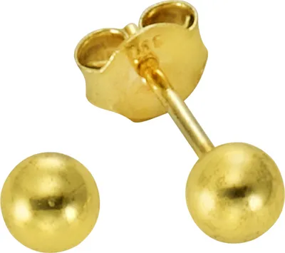 Zdjęcie produktu dla F Kolczyki sztyfty 333 złota kulka 4mm