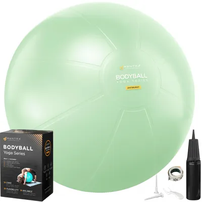 Immagine prodotto di Palla ginnastica da 65 cm, color verde menta, ideale per il fitness, adatta a persone con un'altezza compresa tra 1,61 e 1,78 metri