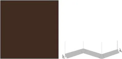 Produktbild von Getalit Außenecke Plus 35 x 35 x 35 mm, mocca