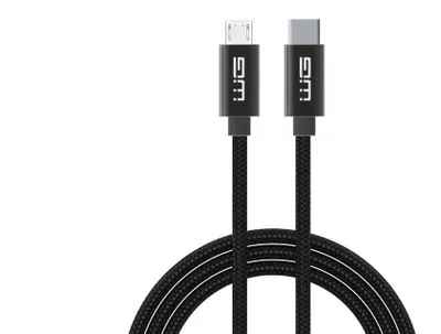 Immagine prodotto di Winner Group WINKABTYCMIC, cavo da 1 metro, con connettori Micro-USB A, USB-C, colore nero