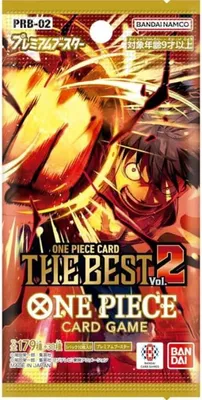 Produktbild von The Best 2.0 PRB02 Booster (1 Pack) [Japanisch] – 10 Karten | Premium Reprint Set mit Alternate Arts & Manga Rare Sanji | Mit Heartforcards® Versandschutz