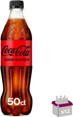 Image de Coca Cola Sans Sucres - 12 x 50cL