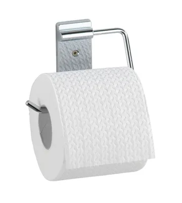 Produktbild von WENKO Toiletten Papier Halter Bad modern Klo Rollen WC silber Edelstahl robust