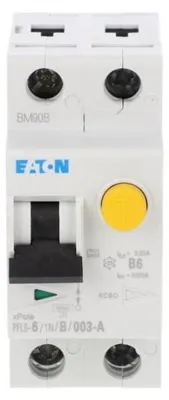 Obrázok produktu pre Diferenčný istič 1P+N, 6A, 0,03A, typ A, PFL6-6/1N/B/003-A, 112872