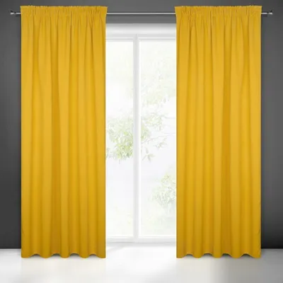 Produktbild von Vorhang BLACKOUT gelb 135x270 cm Kräuselband