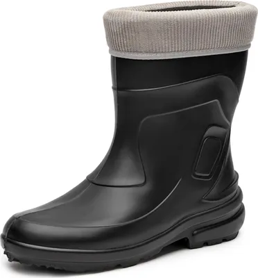 Produktbild von Ladeheid Damen Thermo Eva Gummistiefel federleicht LA-800-2017 (Schwarz/Grau, 42)