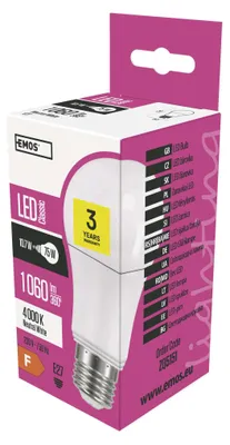 LED Lampe Classic A60 / E27 / 10,7 W (75 W) / 1 060 lm / Neutralweiß