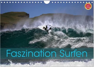 Produktbild von Faszination Surfen (Wandkalender 2025 DIN A4 quer), CALVENDO Monatskalender