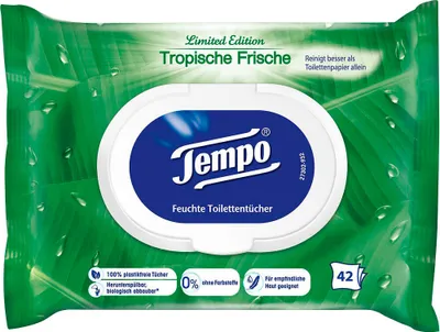 Produktbild von Tempo 836251 Feuchttücher Limited Edition 42 Tücher