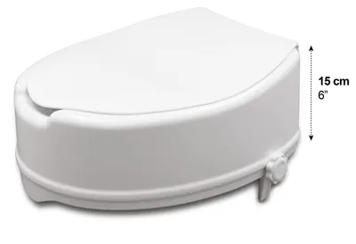 Obrázek produktu pro PEPE zvýšené WC sedátko 15cm víko WC sedátko pro seniory Zvýšené denní (39,39)