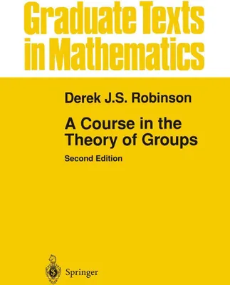 Produktbild von A Course in the Theory of Groups