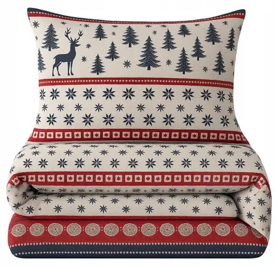 Produktbild von Strefa Spania Weihnachts-Bettwäsche 140x200 Baumwollsatin