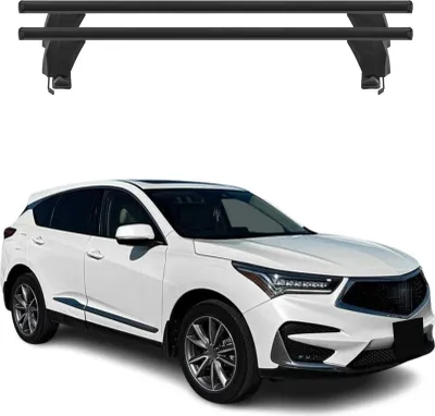 Zdjęcie produktu dla Bagażnik dachowy Menabo do Acura RDX III 2019-2025 50 kg aluminium czarny 2 części