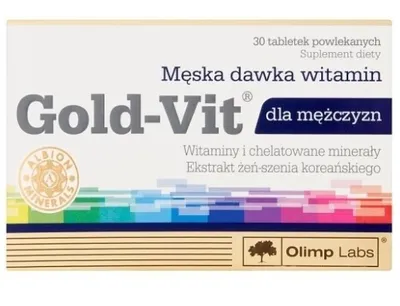 Obrázek produktu pro Olimp, Gold-Vit dla mężczyzn, 30 tabletek