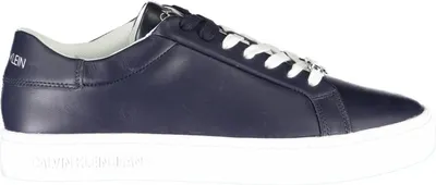 Produktbild von Hochwertiger blauer Herren-Sportschuh mit kontrastierenden Details