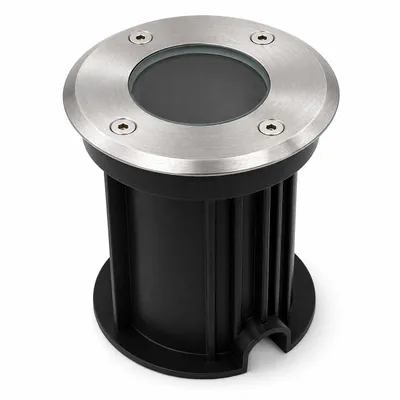 Produktbild von MasterLED GU10 Bodenstrahler Außen IP66 Rund, Edelstahl Bodeneinbauleuchte für Garten & Einfahrt, Überfahrbar