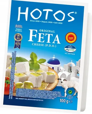 Zdjęcie produktu dla Hotos Ser Feta 200 g prawdziwa koza i owca
