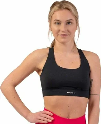 Produktbild von Nebbia Active Sports Bra Black L Fitness Unterwäsche
