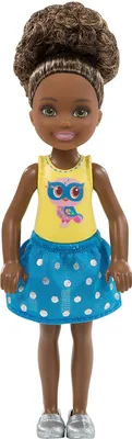 Productafbeelding van Barbie FHK93 - Chelsea pop met een top met uilenprint